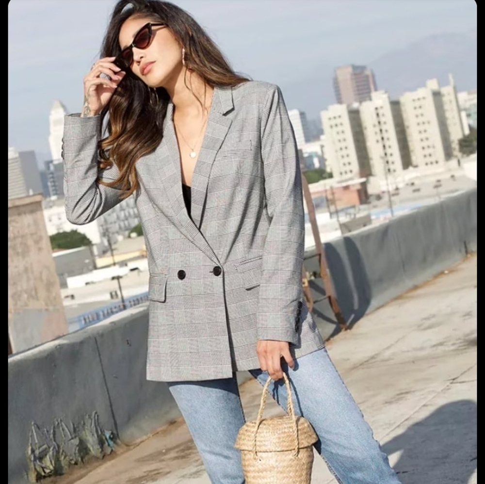 Forever21  Glen Plaid Blazer
